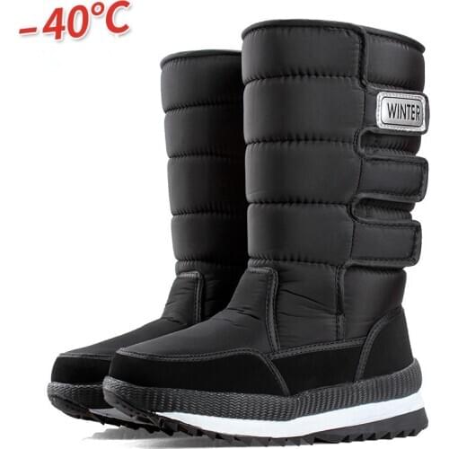 36-47 New Winter Women Thicken Warm Snow Boots Fashion Camouflage Thick Bottom Non-slip Warm Boots Lovers Outdoor Snow Boots