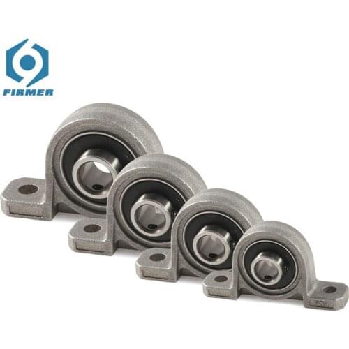 1PCS/2PCS/4PCS Zinc Alloy Mounted Bearings Shaft Support KFL08 KP08 Diameter 8mm-30mm Bore Ball Bearing Pillow Block Housing