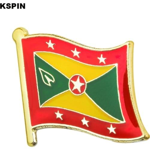 Grenada flag pin lapel pin badge 10pcs a lot Brooch Icons KS-0068