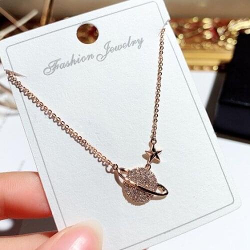 2021New Korea Fashion Simple Star Shape Clavicle Necklace for Women Engagement Party Birthday Party Gift for Female Wholesale