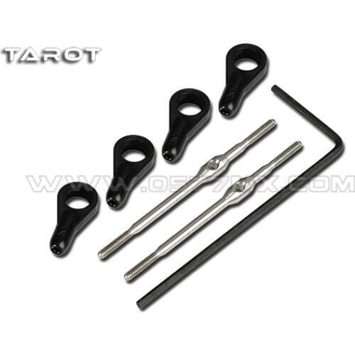 450 Flybarless Heli Tarot Linkage rod set Reverse screw TL45116