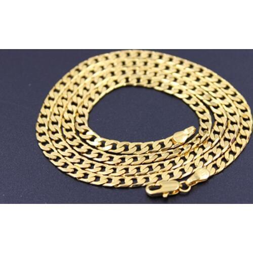Bangrui Hot New HipHop Cuban Gold filled Link Chain Men Jewelry Wholesale Long/Chokers Big Chunky/Thick Gold Necklace
