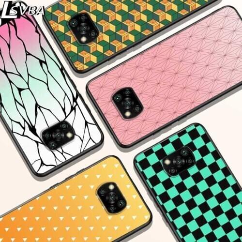 Demon Slayer Tanjirou Nezuko For Xiaomi Redmi K30 K30S Mi 10T Lite Pro Poco X3 NFC X2 M3 M2 F2 Pro C3 F1 Soft Black Phone Case
