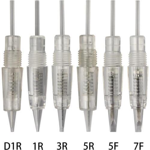 Tattoo Needle Permanent Makeup Cartridge Needles For Tattoo Machine Kit Eyebrow Lips Eyeliner with high quality