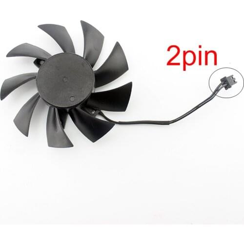 Cooling Fan For EVGA GTX650 GTX650TI graphics card fan And Gigabyte N240 N250 GTS240 250 GTS450 Replacement Fan T128015SH 2PIN