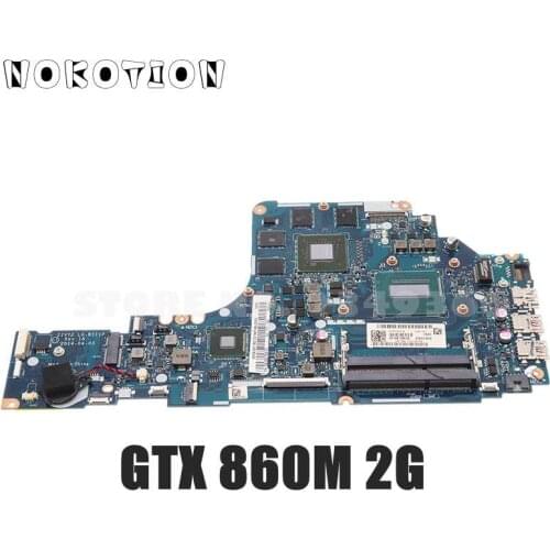 NOKOTION ZIVY2 LA-B111P MAIN BOARD For Lenovo Y50-70 Laptop Motherboard 5B20F78873 With I7-4700HQ CPU GTX 860M 2GB
