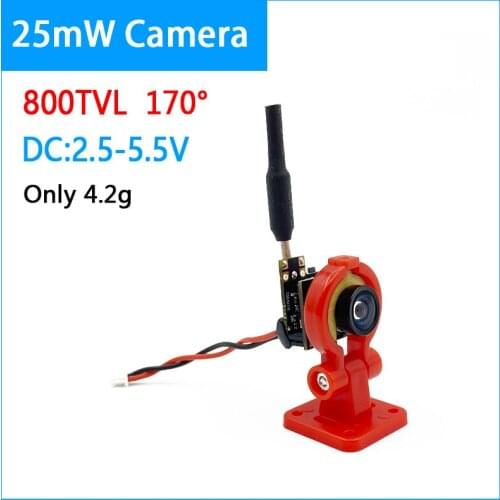 Mini 5.8G FPV 48CH 25mW transmitter VTX-CAM with 800TVL camera and Skydroid OTG UVC Receiver for Android Mobile Phone Tablet