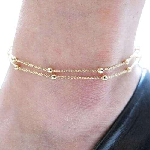 Trendy Jewelry Female Anklets Barefoot Crochet Sandals Foot Jewelry Leg New Anklets On Foot Ankle Bracelets For Women Leg Chain