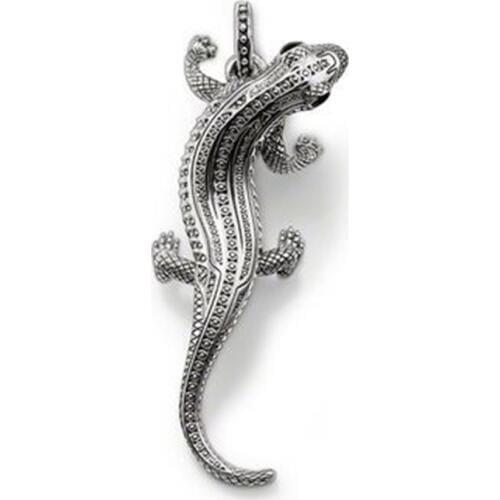 925 Sterling Silver Salamander Lizard Pendants Fit Chains Necklaces, European Most Fashion Pendant Jewelry Gift for Women Men