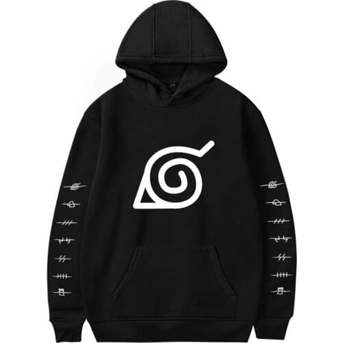 Cool Anime Kakashi Hoodies Sweatshirt Tops Harajuku Sasuke Black men/womens Hoody Boys/Girls Couples Autumn/winter streetwear