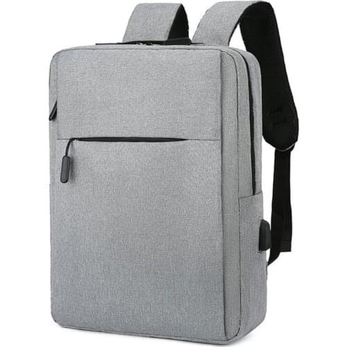 Male Computer Backpack Travel Business Trip Laptop USB Charging Interface Outside Bag Unisex Daypacks Men Leisure Large Capacity