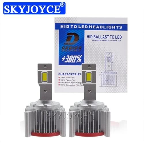 SKYJOYCE 70W Plug And Play Car Headlight Lamp D1S D3S D8S Canbus LED Headlamp Bulbs Replacement Original HID Conversion Ballast