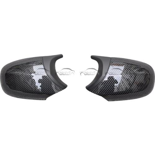 Carbon Fiber Look Rearview Mirror Covers Replacement For BMW E90 E92 E93 E82 LCI 2009-2011 Modified to M3 Style Side Mirror Caps