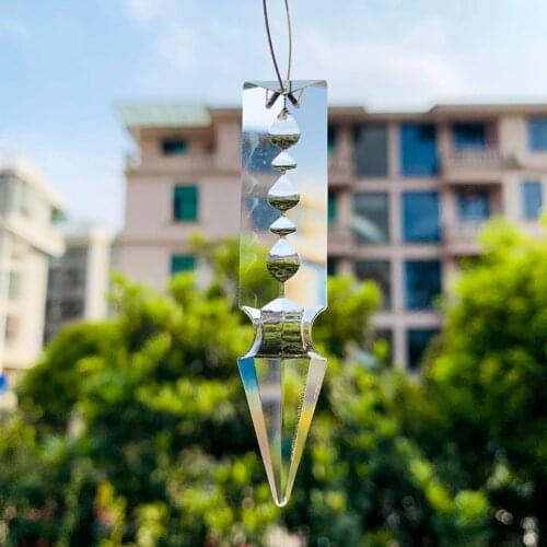 75MM Fire Arrow Glass Crystal Pendants Clear Chandelier Crystals Accessories Suncatcher Wedding Home Decor Hanging Ornament
