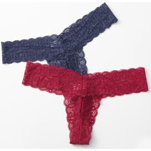 3 Pcs Panties For Woman Underwear Sexy Thong Lace Breathable Soft Lingerie Female Briefs Sexy Transparent Womens Underpants