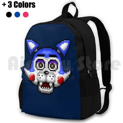 Five Nights At CandyS-Pixel Art-Candy The Cat Outdoor Hiking Backpack Waterproof Camping Travel Five Nights At Candys Pixel