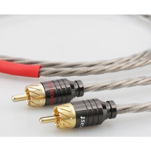 High Quality HI-End Odin Silver Plated RCA Interconnect Cable RCA to RCA Audio Cable Analogue Cable phono Cable For CD AMP
