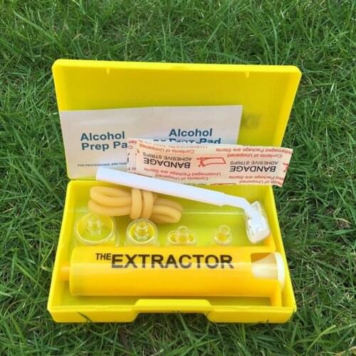 Venoms Poisons Extractor Vacuum Pump Outdoor Emergency Poisons Removal from Snake Bites Bee and Wasp Stings Mosquito Bites