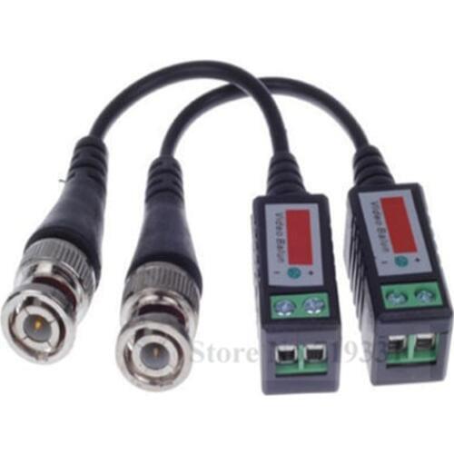 10pcs=5pair Coax Cable CAT5 CCTV BNC Camera Video Channel Passive Balun Transceiver