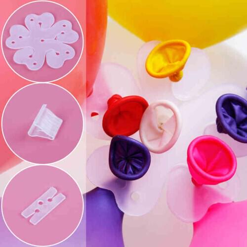 10 Pcs/Lot Balloons Seal Clip That Combine To Inflatable Latex Balloons Wedding Decoration Birthday Party Balloons Accessories
