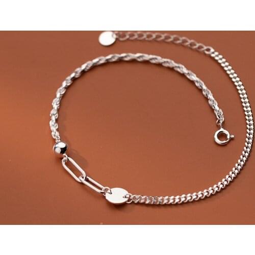 100% 925 Sterling Silver Decoration On Foot Anklets Adjustable Woman 2021 Thai Silver Bracelet On The Leg Chain Fashion Jewelry