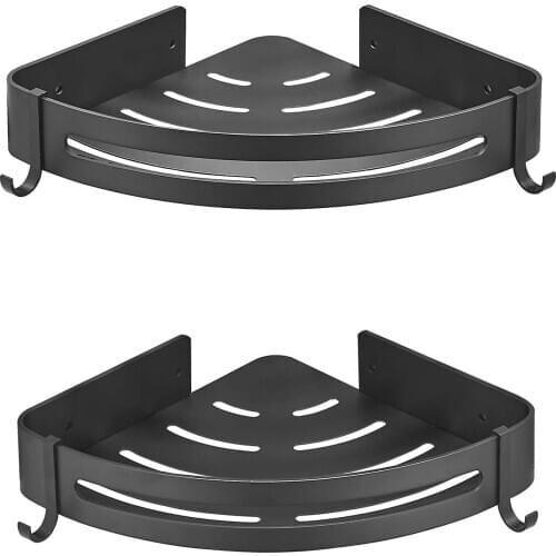 2-Pack Corner Shower Caddy,Bathroom Shelf Wall Mounted Organization and Storage Shelves