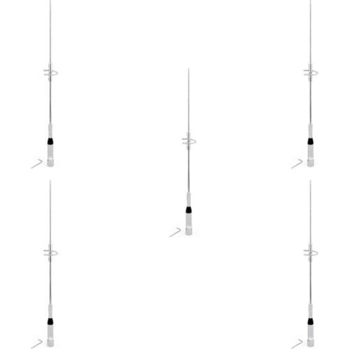 Artudatech 5Pcs Wholesale NL-770S Dual Band Antenna PL259 For Motorola For Kenwood For YAESU For Icom Radio
