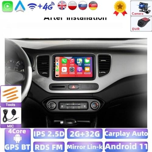 Android 2G+32G IPS Car audio radio for KIA Carens 2013-2018 car gps navigator wifi support carplay
