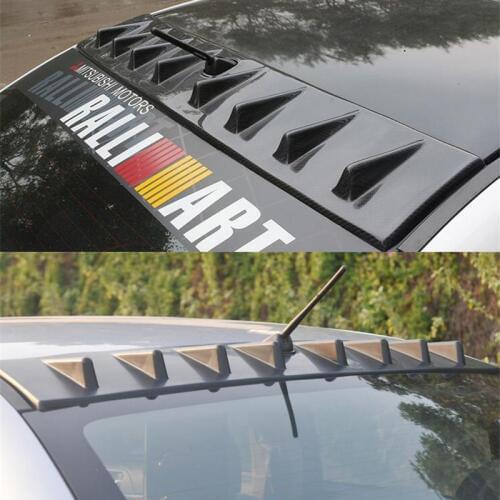 CEYUSOT For Roof Spoiler Mitsubishi Lancer EX 2009-16 ABS Material Lancer Rear Window Color Car Spoiler Wing Tail Accessories