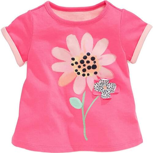 Kids Girls T Shirt Baby Cartoon Clothes Girls Graphic T Shirt Children Unicorn Clothing