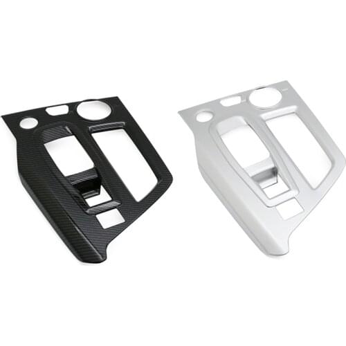 For peugeot 3008 gt 2016 2017 carbon fiber panel gear displacement hood decoration hood hood hood trimming car interior accessor