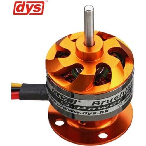 Dys cf2822 1200kv 1534kv brushless motor cf-2822 is used for multi axis fixed wing of KT aircraft and small helicopter