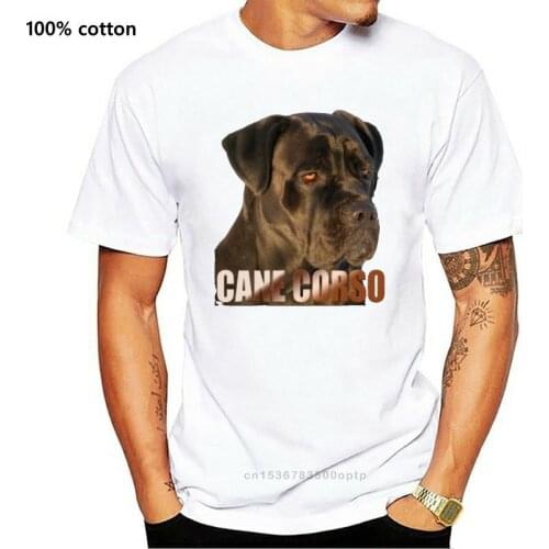 New Cane Corso Dog T-shirt MenShort Sleeve O-neck Cotton T Shirt Hip Hop Tees Tops Harajuku Streetwear Fitness