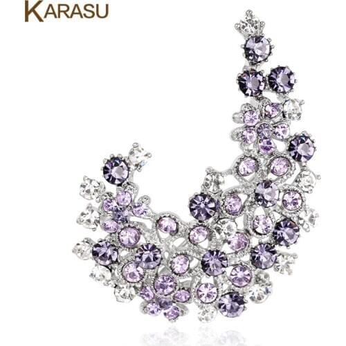 Exquisite Design Full Shiny Rhinestones Brooches Women Girls Brooch Pins Fashion Jewelry Wedding Accessories Decoration