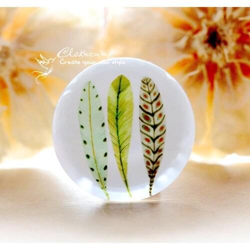 20pcs 12mm 20mm 25mm 30mm Round Glass Beads Cabochon DIY For Tray Pendant setting finding-(HPGC-2430)