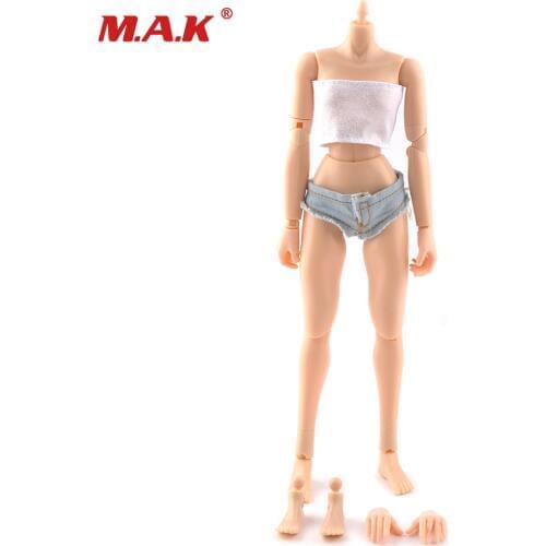 1/6 Scale Female Body Action Figure Small Breast Fits for 1:6 Head Sculpt