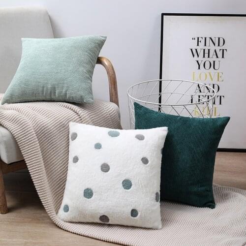 Softness Throw Pillow Covers for Living Room Morden Dot 45x45 Sofa Cushion Cover Wholesale Decorative Pillow Case Home Decor