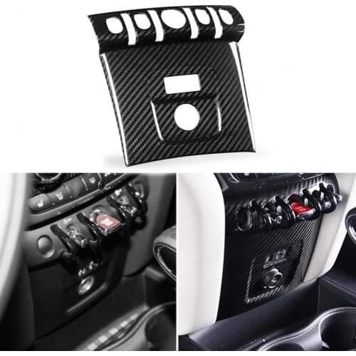 Panel Sticker UV-proof Anti-peel Carbon Fiber Car Position Panel Decal for MINI F60