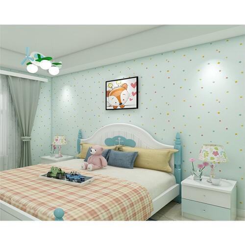 Beibehang Nonwoven environmental protection childrens room wallpaper fashion papel de parede wall paper bedroom warm and lovely