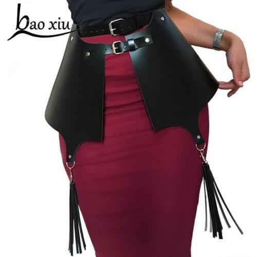 New Vintage Hot sexy Fetish Punk women Leather belt Body Bondage Sculpting Harness Waist Belt Straps Corset Dress Belt Accessory