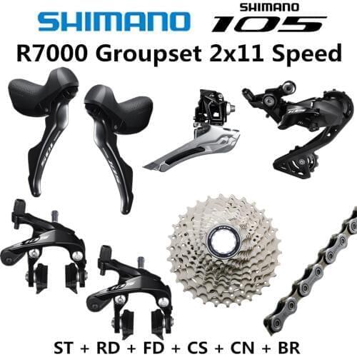 SHIMANO 5800 R7000 Groupset 105 R7000 Derailleurs ROAD Bicycle ST+FD+RD+CS+CN Front REAR Derailleur SS GS 12-25T 11-28T 11-32T