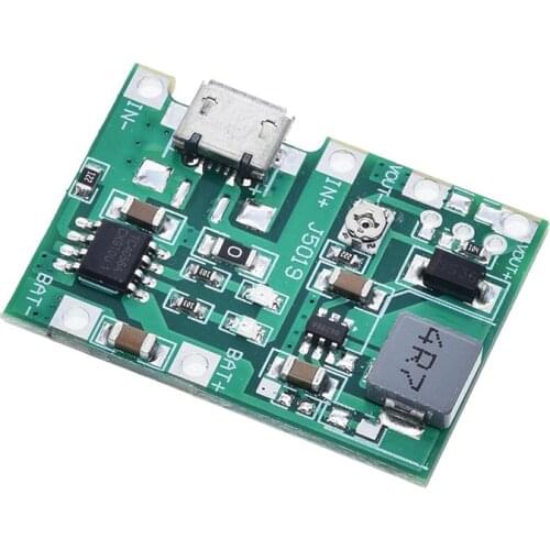 2A DC 3.7V to 9V Boost Converter Step-Up Power Supply Module Adjustable Voltage Regulators Lithium Li-ion 18650 Battery Charger