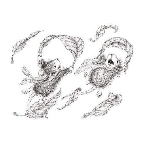 Mouse Transparent Clear Silicone Stamp/Seal for DIY scrapbooking/photo album Decorative clear stamp B0086