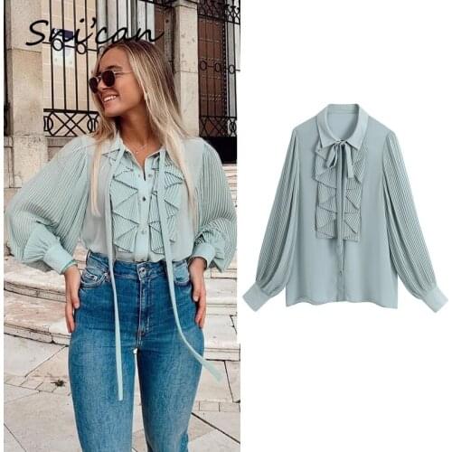 Блузки с бантом Snican China At AliExpress