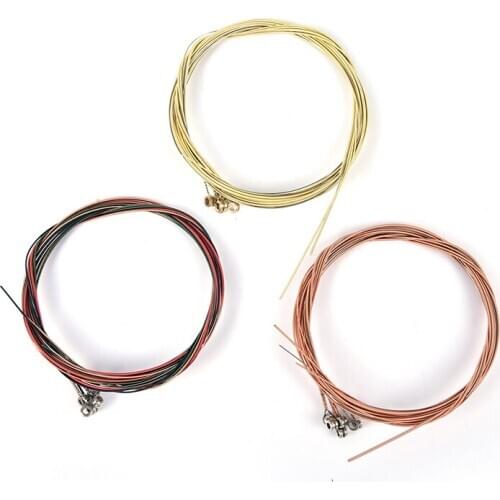 6Pcs/Set Guitar Strings Classical Guitar String Set Pure E-A for Acoustic Folk Guitar Classic Guitar Copper Strings