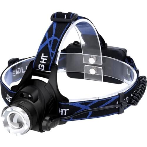 LED Super Bright Headlamp Rechargeable Waterproof Headlight Flashlight Helmet Light for Camping Running Hiking Night Fishing