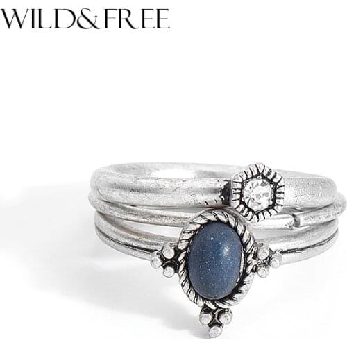 Wild & Free Rings With Crystals