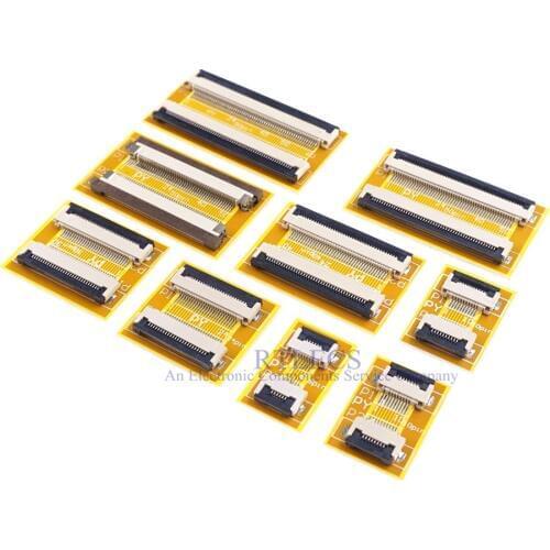 2 pcs Flexible Flat Cable FFC FPC Extension Board 0.5 mm Pitch 6 8 10 12 14 16 20 22 24 26 30 32 34 36 40 45 50 54 60 Pin PCB