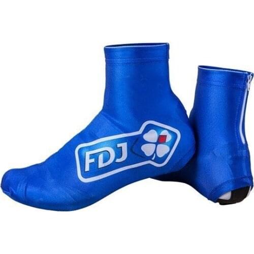 2019 FDJ Team 2 Colors Summer Cycling Shoe Cover Sneaker Overshoes Lycra Road Bicycle Bike MTB Cycling Shoe Cover