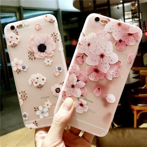 Ricestate Flower Case For Huawei P20 P30 Pro Honor 8 Lite 8X 8C 8S 9 10 P10 Lite Nova 3 3i Y5 2018 Y9 2019 Soft TPU Phone Case